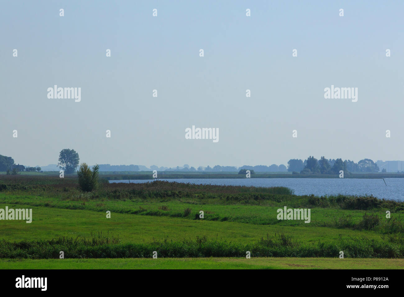 Zwarte meer, IJsselmeergebied Foto Stock