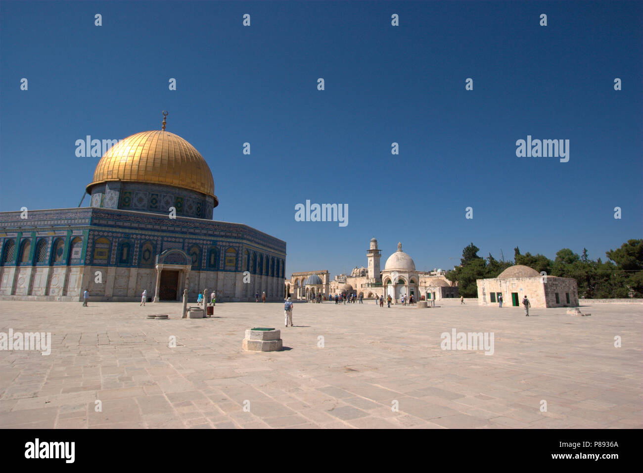 Israele, Gerusalemme, la Città Vecchia, la Cupola della roccia Foto Stock