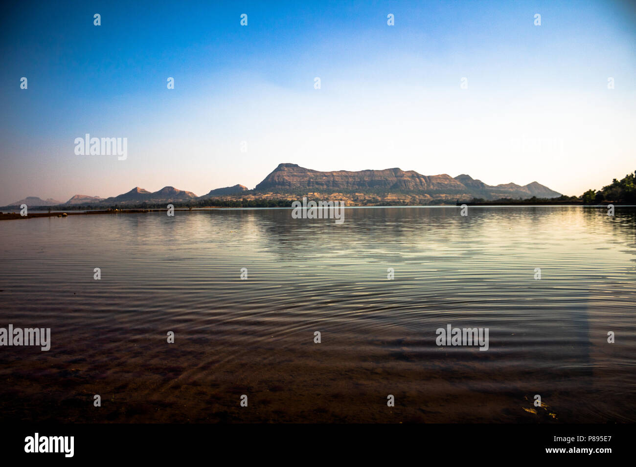 Dam Visualizza foto serbatoio acqua Foto Stock