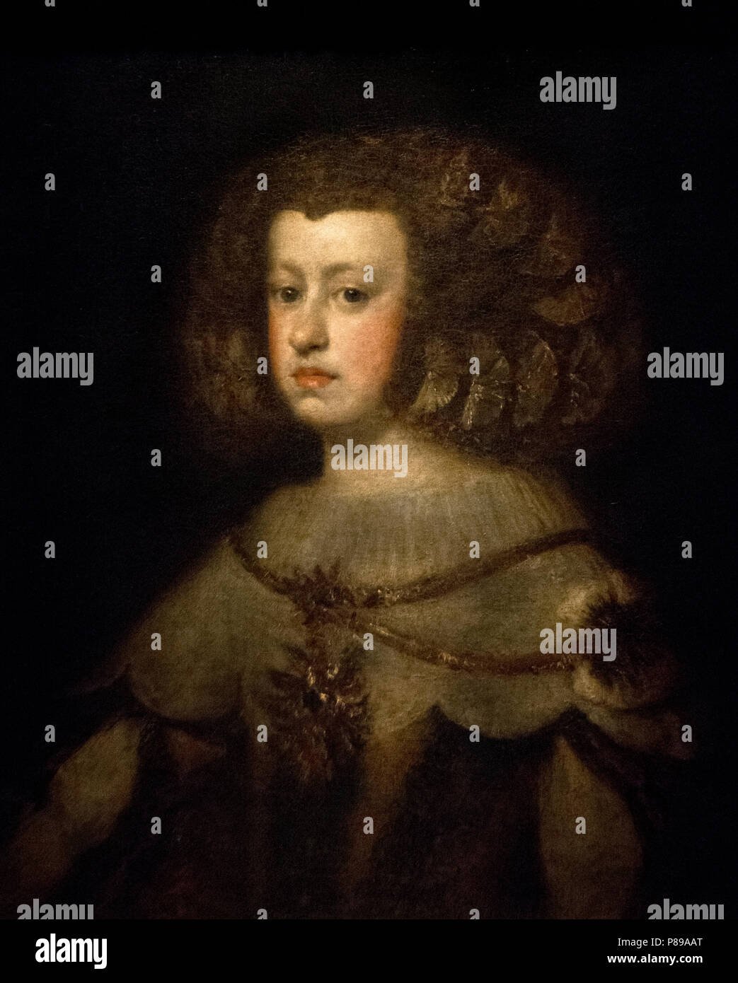 Diego Velazquez - Ritratto di neonato Maria Teresa de España Foto Stock