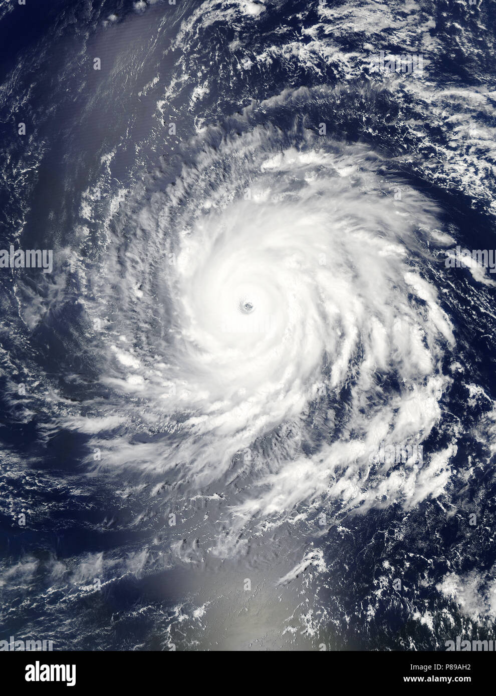La NASA immagine acquisita di Settembre 19, 2010 a 16:40 UTC uragano Igor (11L) nell'Oceano Atlantico Satellite: Aqua Foto Stock