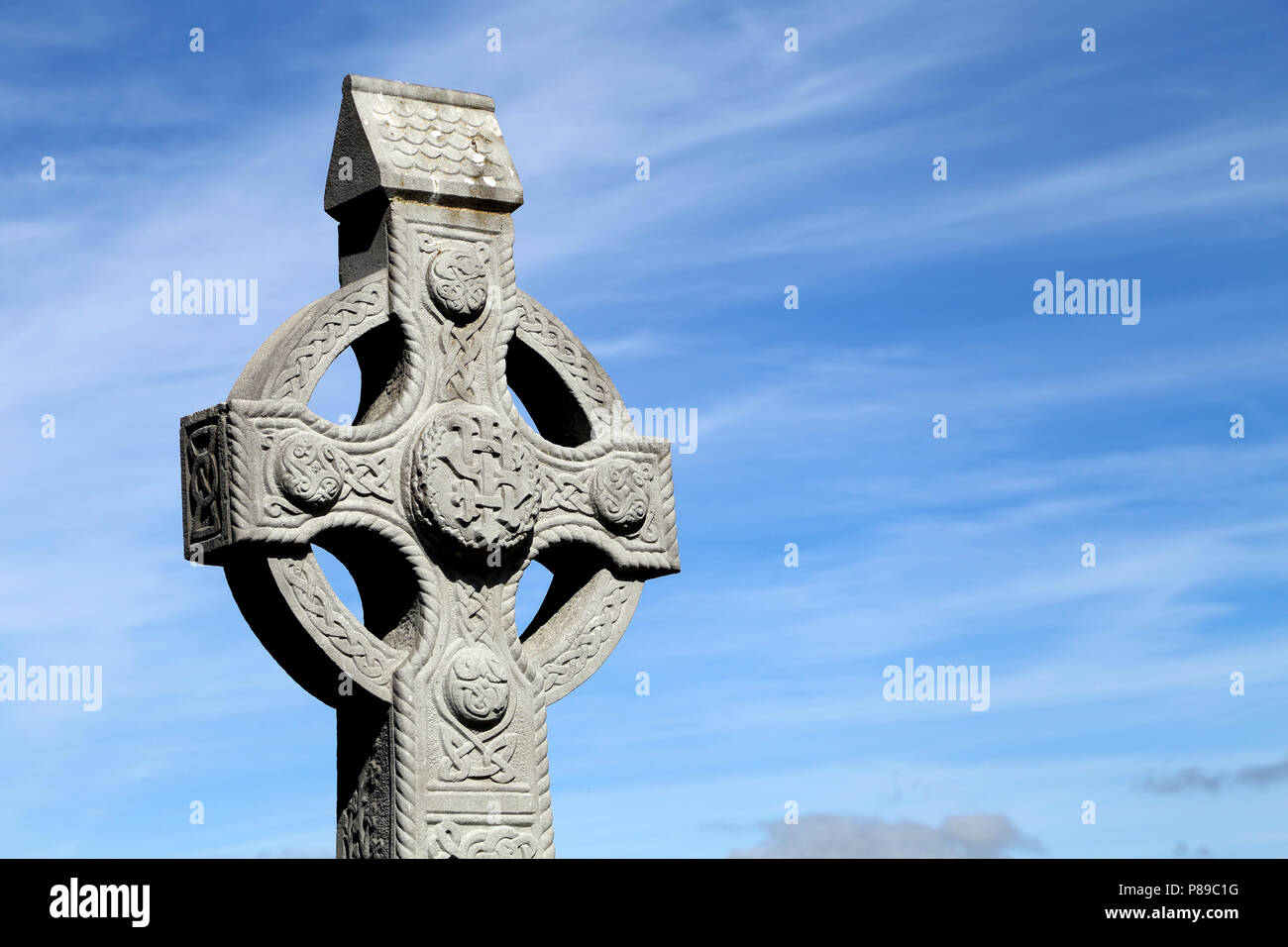 Cong Abbey è un sito storico situato a Cong, sul confine delle contee di Galway e Mayo, in Irlanda la provincia di Connacht. Le rovine della ex Foto Stock