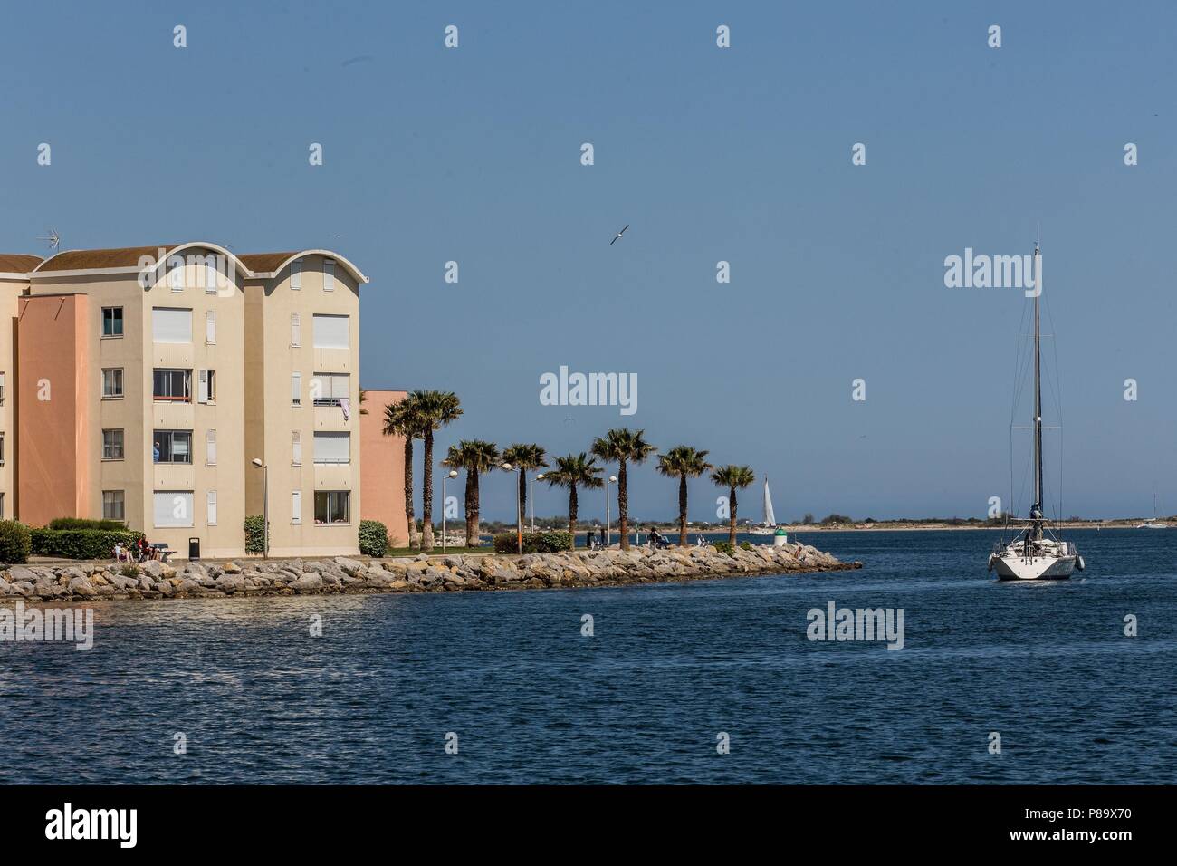 Alla scoperta di gruissan, Francia Foto Stock