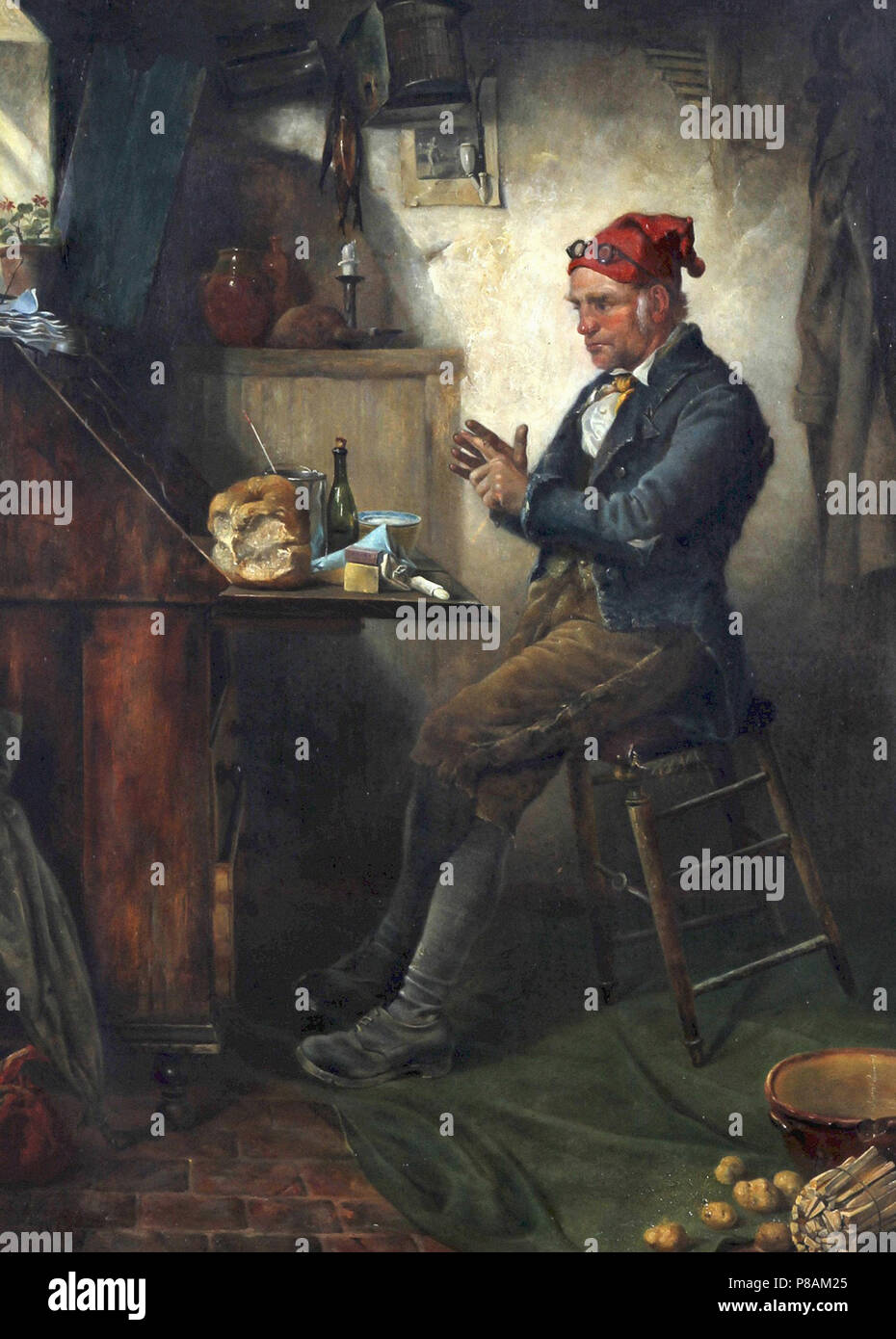 Weekes Herbert William - Che cosa ho fatto con quella Twopence Foto Stock