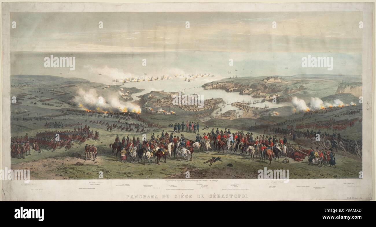 La battaglia del Alma il 20 settembre 1854. Museo: Collezione privata. Foto Stock