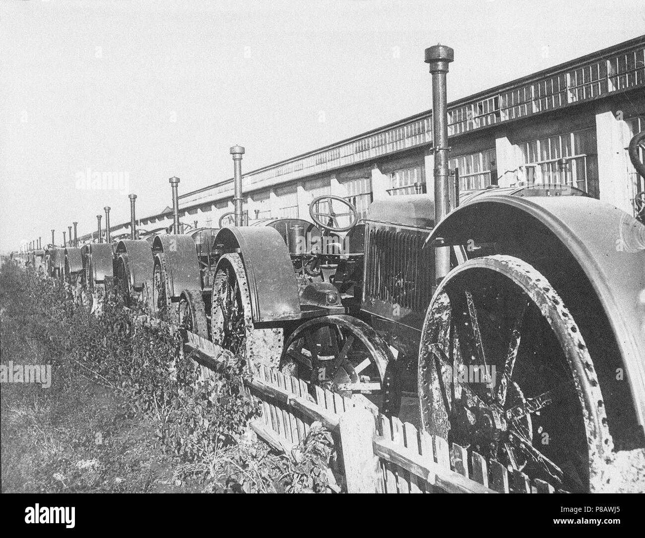 La Stalingrado Tractor Plant "Felix Dzerzhinsky'. Museo: il Museo di Stato di rivoluzione, Mosca. Foto Stock
