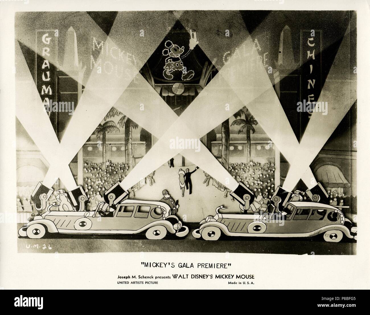 Mickey's Premiere di Gala da Burt Gillett. Museo: Collezione privata. Foto Stock