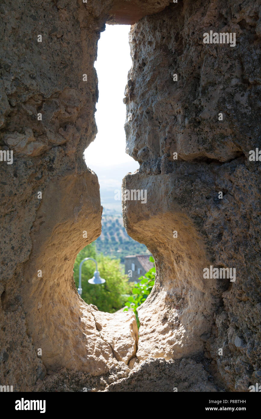 Capalbio è un rinnovato alta società sito turistico in Toscana, Italia. Foto Stock