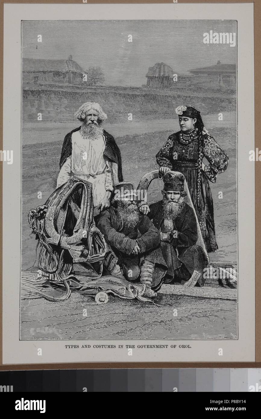 I contadini del governo di Oryol. Museo: I. Turgenev Memorial Museum di Mosca. Foto Stock