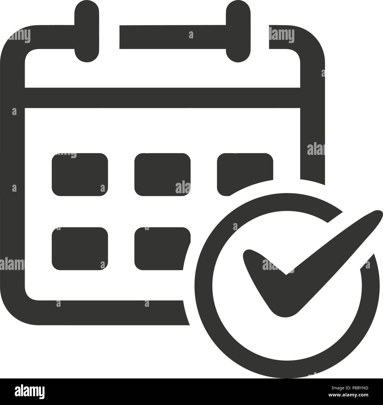 Pianificazione di eventi icona Illustrazione Vettoriale