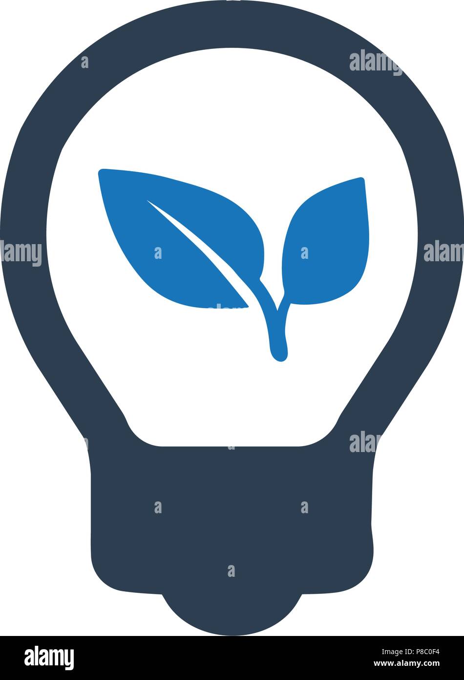 Energia verde Icona Illustrazione Vettoriale