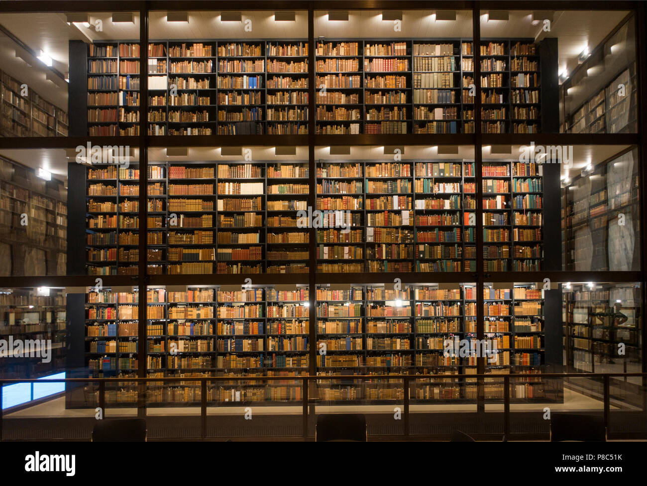 Beinecke Libri Rari e Manoscritti biblioteca presso la Yale New Haven CT Foto Stock