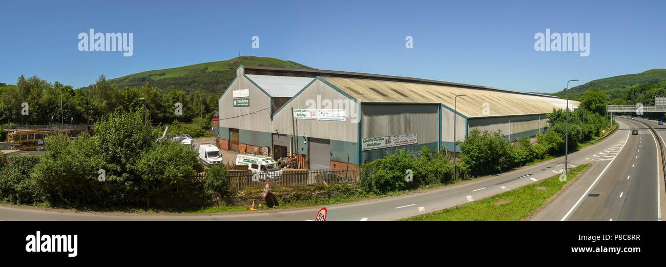 La Garth opere Industrial Estate, Taffs ben vicino a Cardiff, Galles. Essa è stata scelta come location per un nuovo deposito dei treni per il Galles del sud di Metro Foto Stock