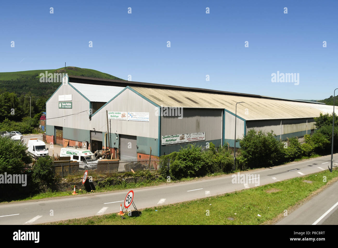 La Garth opere Industrial Estate, Taffs ben vicino a Cardiff, Galles. Essa è stata scelta come location per un nuovo deposito dei treni per il Galles del sud di Metro Foto Stock