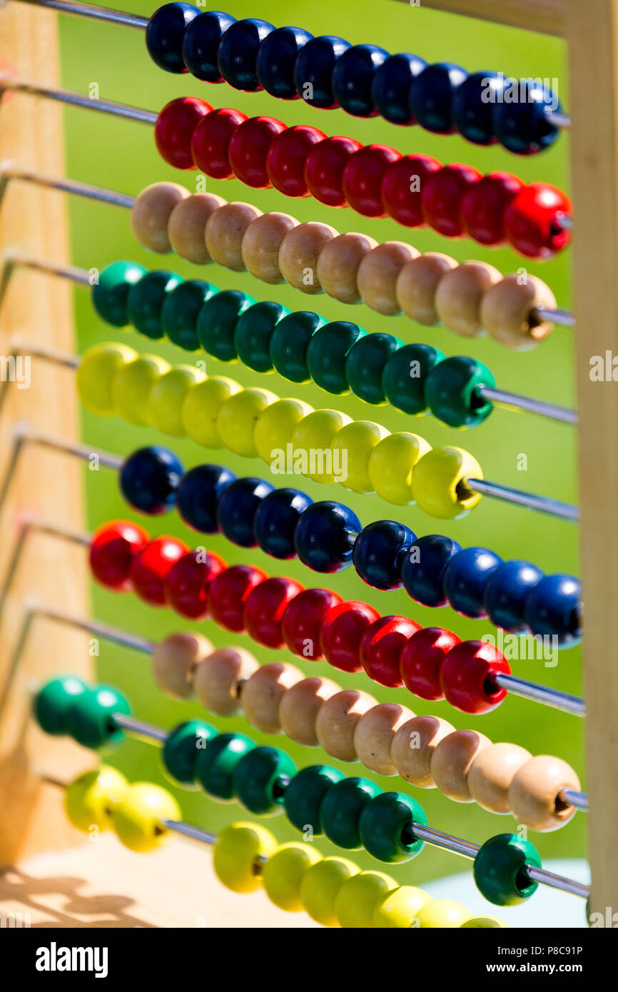 Per bambini abacus. Foto Stock