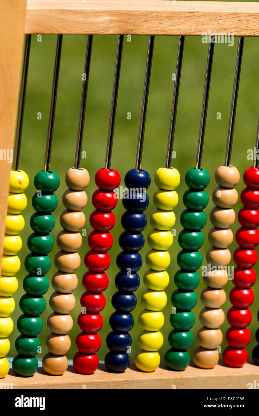Per bambini abacus. Foto Stock