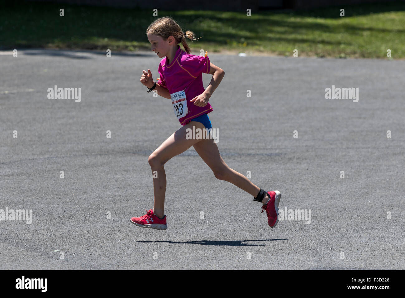 2018 Stissing Kid's Triathlon Foto Stock