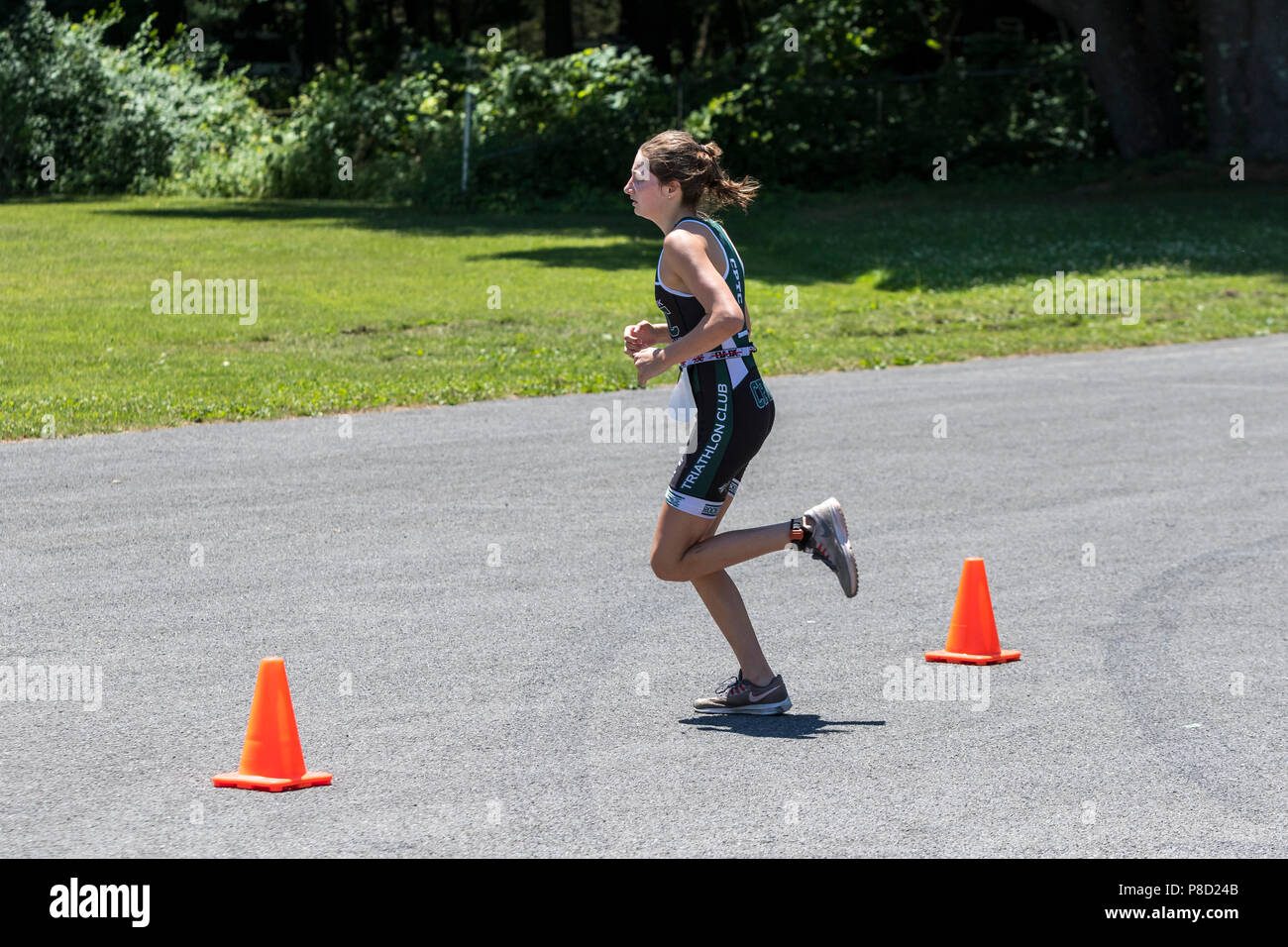 2018 Stissing Kid's Triathlon Foto Stock