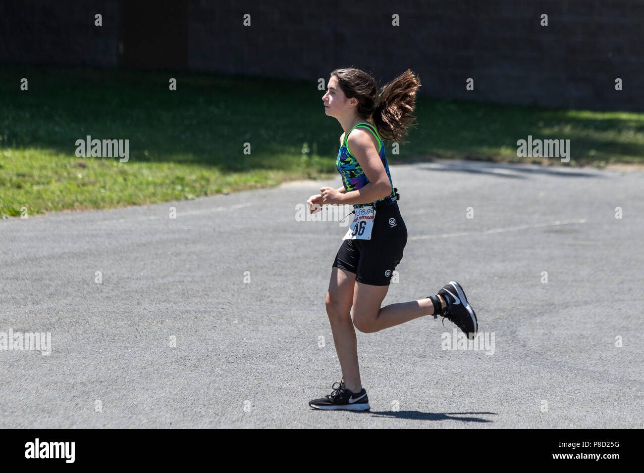 2018 Stissing Kid's Triathlon Foto Stock