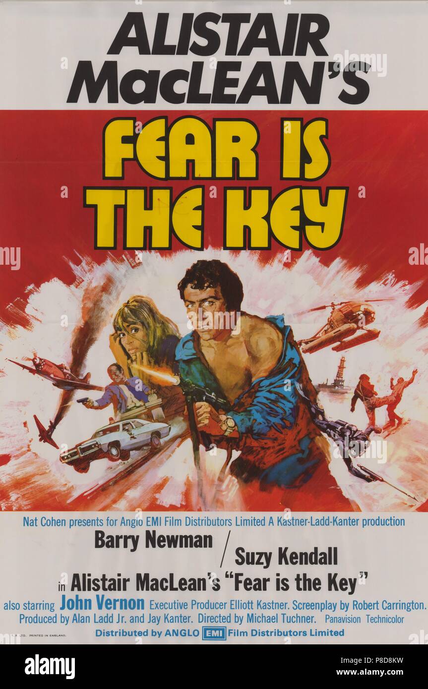 La paura è la chiave (1972) informazioni pubblicitarie, film poster, Data: 1972 Foto Stock