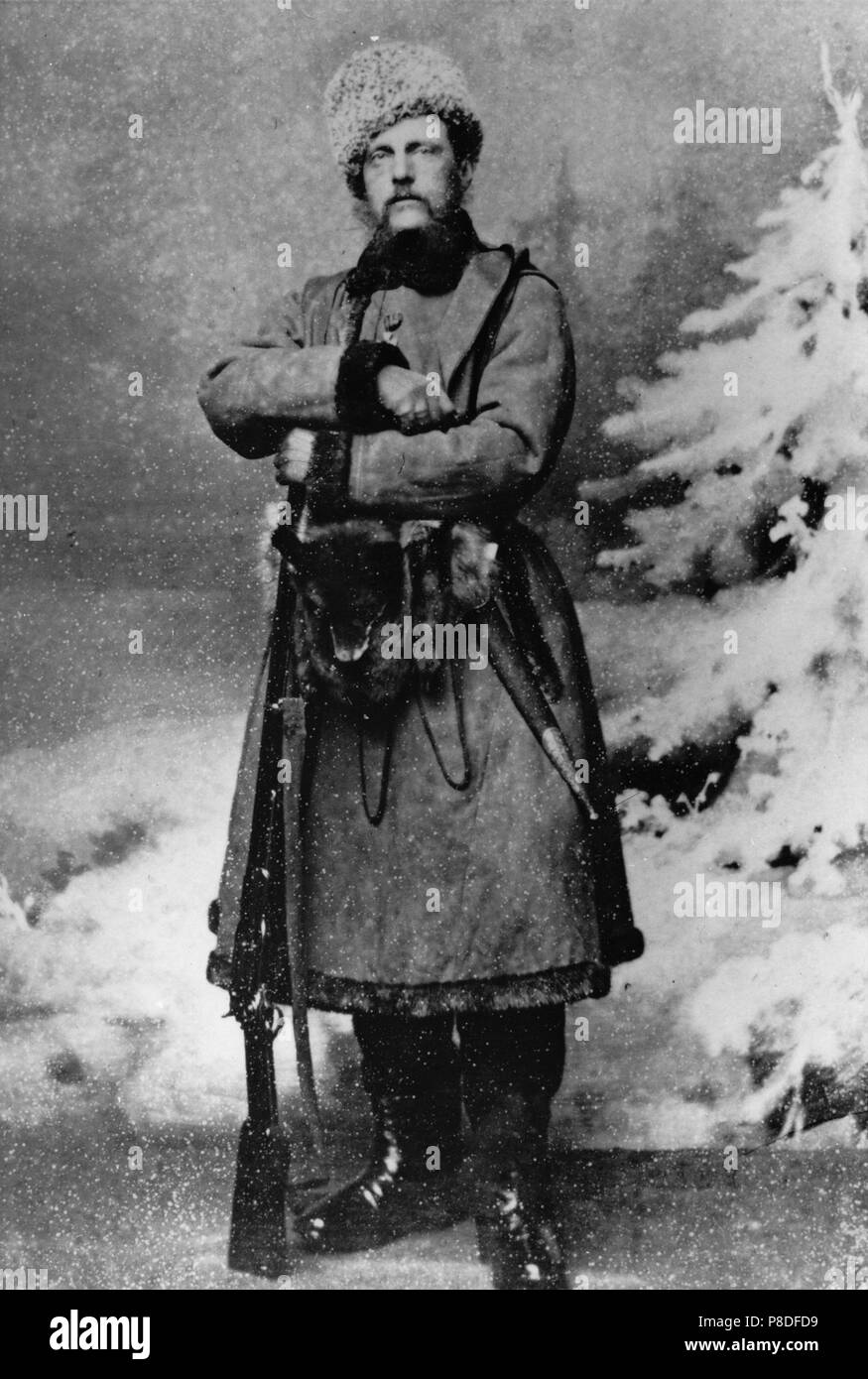 Ritratto del Granduca Nicholas Nikolaevich (il vecchio) della Russia (1831-1891). Museo: Stato russo, film e foto di archivio, Krasnogorsk. Foto Stock