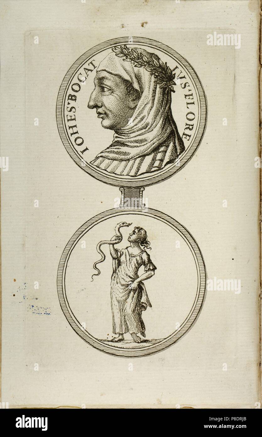 Giovanni Boccaccio. Museo: Collezione privata. Foto Stock