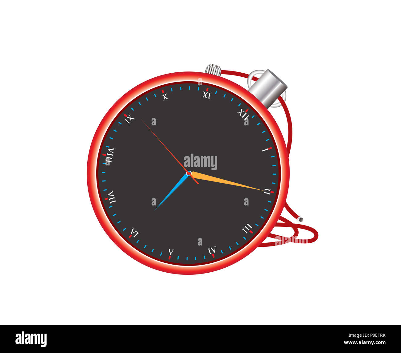 Moda bavero infermieristica guarda isolato Foto Stock