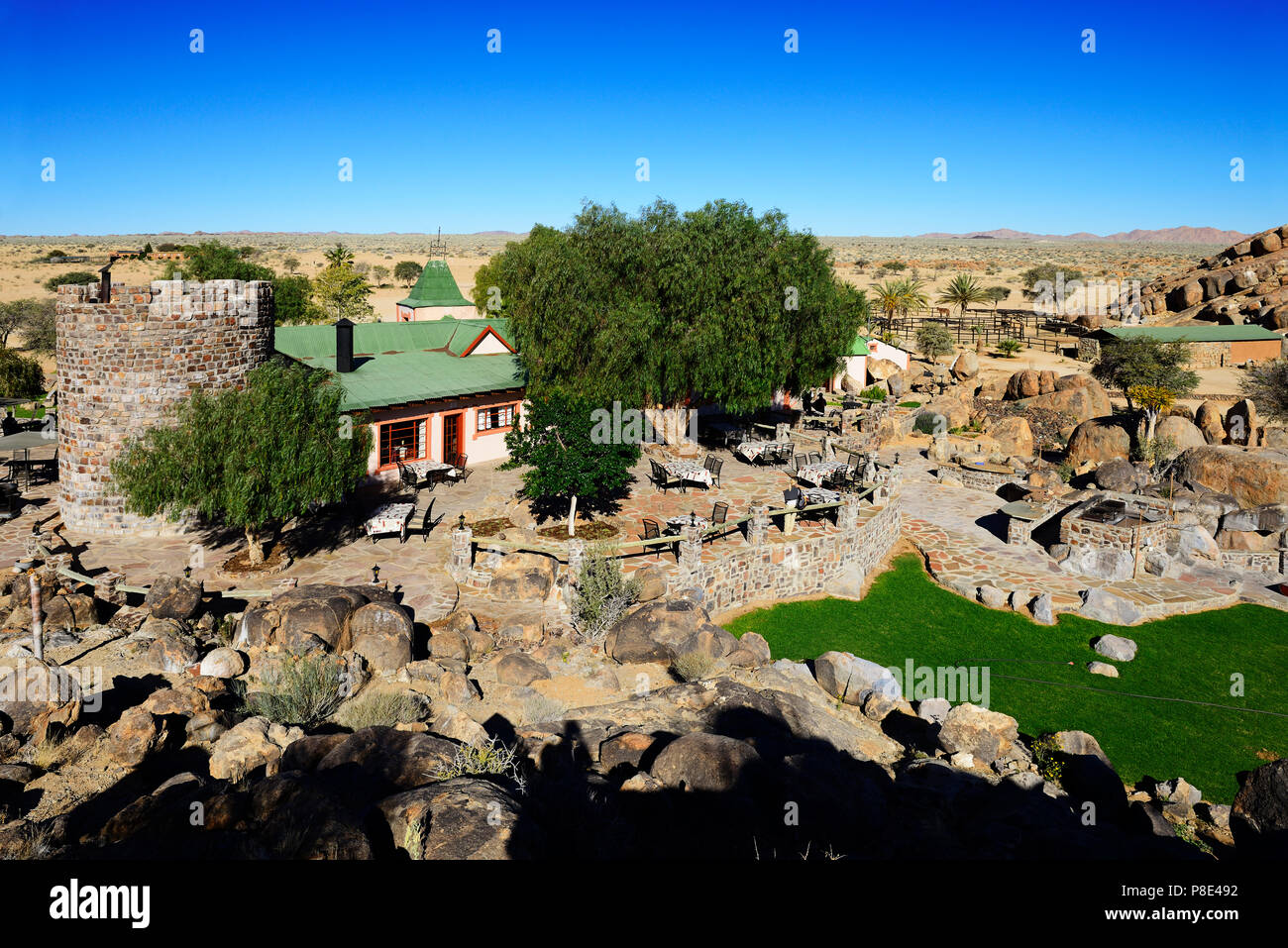 Canyon Lodge, Grunau, Namibia Foto Stock