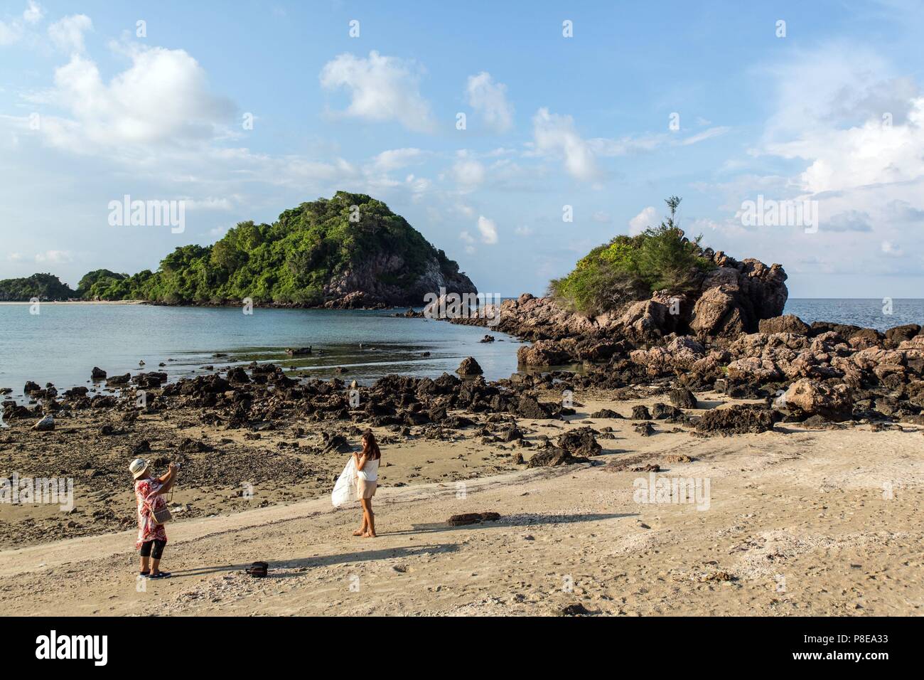 BANG SAPHAN, PROVINCIA DI Prachuap Khiri Khan, Thailandia Foto Stock