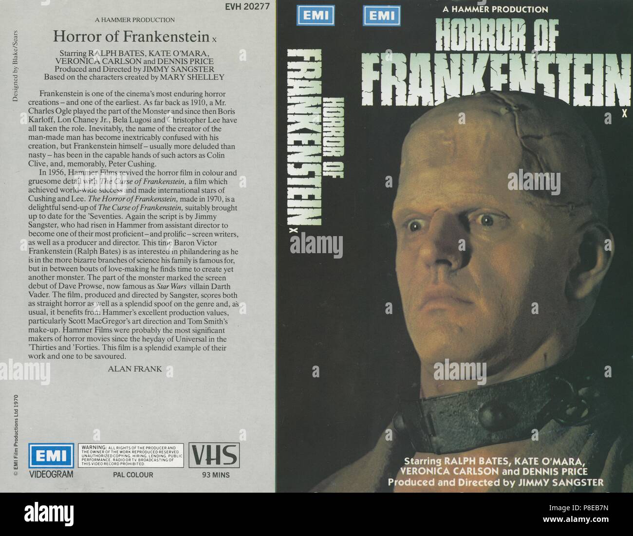 L'orrore di Frankenstein (1970) David Prowse, Data: 1970 Foto Stock
