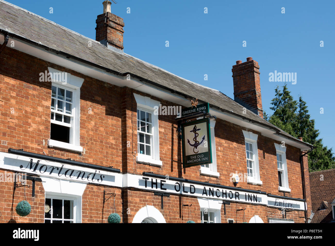 Il vecchio Anchor Inn, Abingdon, Oxfordshire, England, Regno Unito Foto Stock