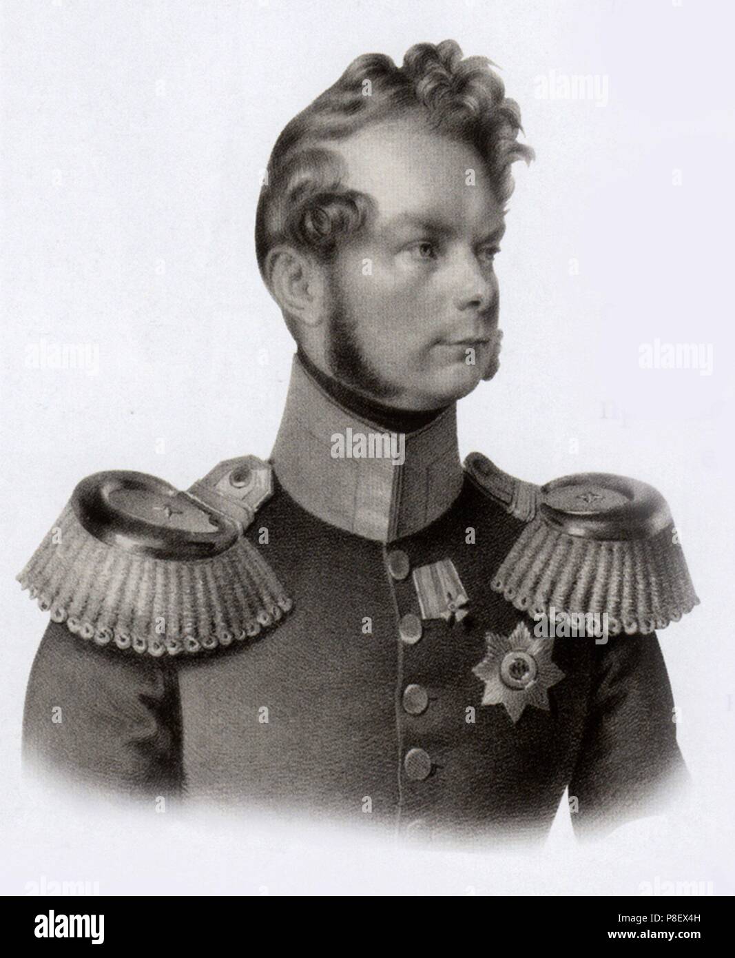 Il principe Carlo di Prussia (1801-1883). Museo: il Museo di Stato di A. S. Puskin di Mosca. Foto Stock