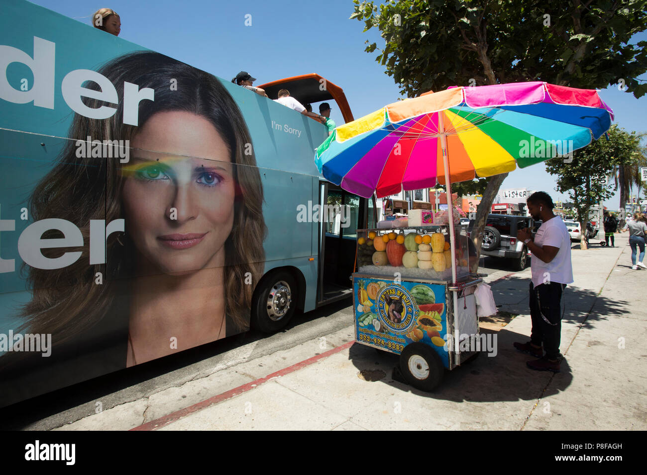 Melrose Avenue, West Hollywood, Los Angeles, California, Stati Uniti d'America Foto Stock