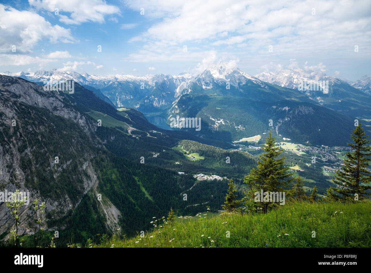 Parco Nazionale di Berchtesgaden, Berchtesgadener Land di Baviera, Germania Foto Stock