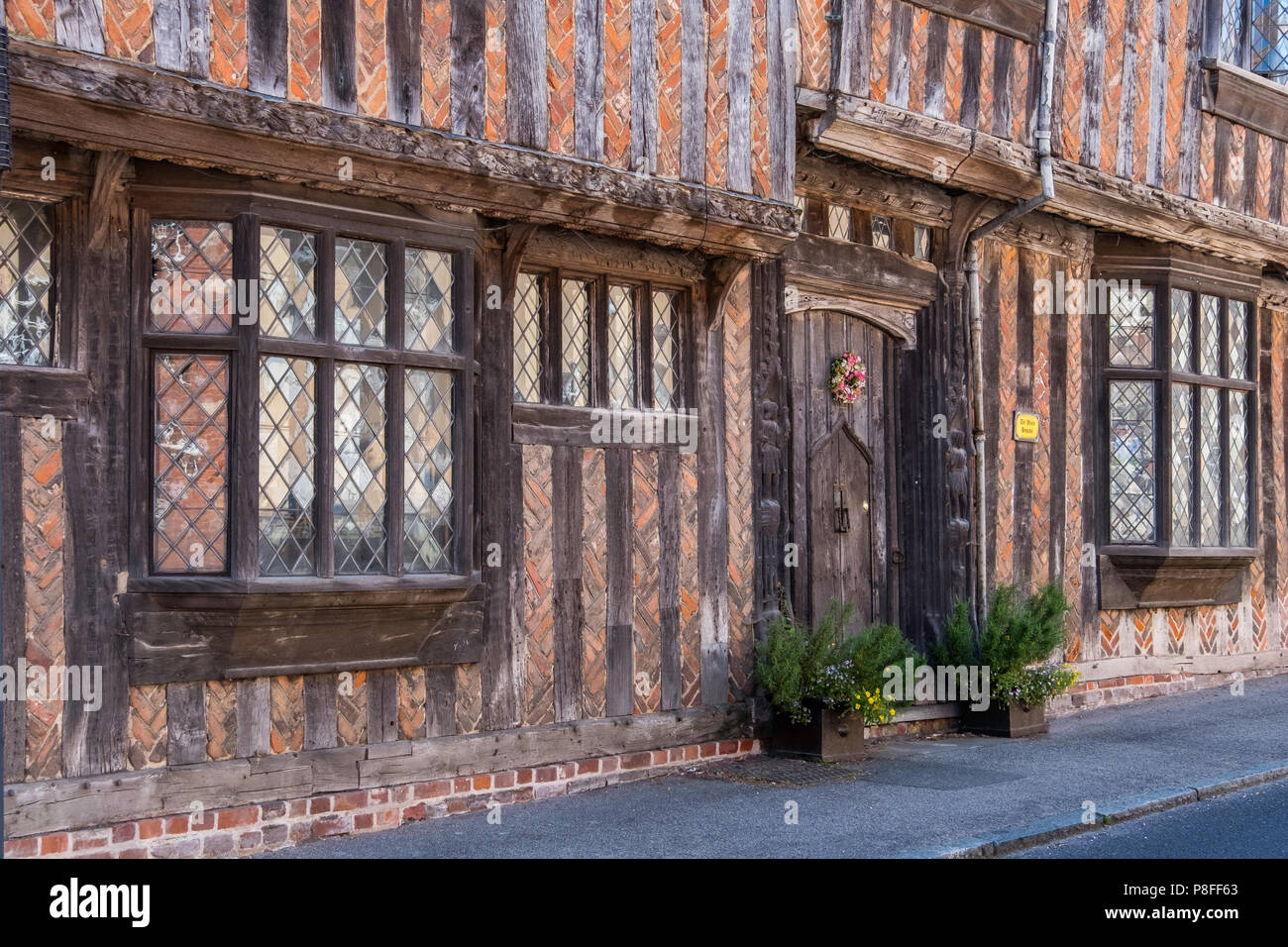 De Vere House a Lavenham, Suffolk, featured in Harry Potter ed il Deathly Hallows parte uno, come la casa dove Harry i genitori sono stati uccisi dal Signore Foto Stock