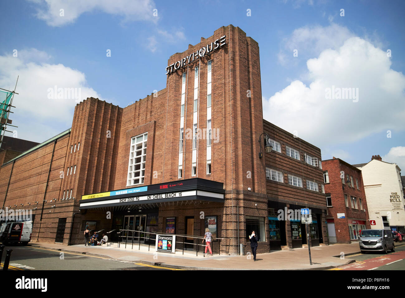 Il storyhouse teatro cinema e library building a Chester cheshire england regno unito Foto Stock