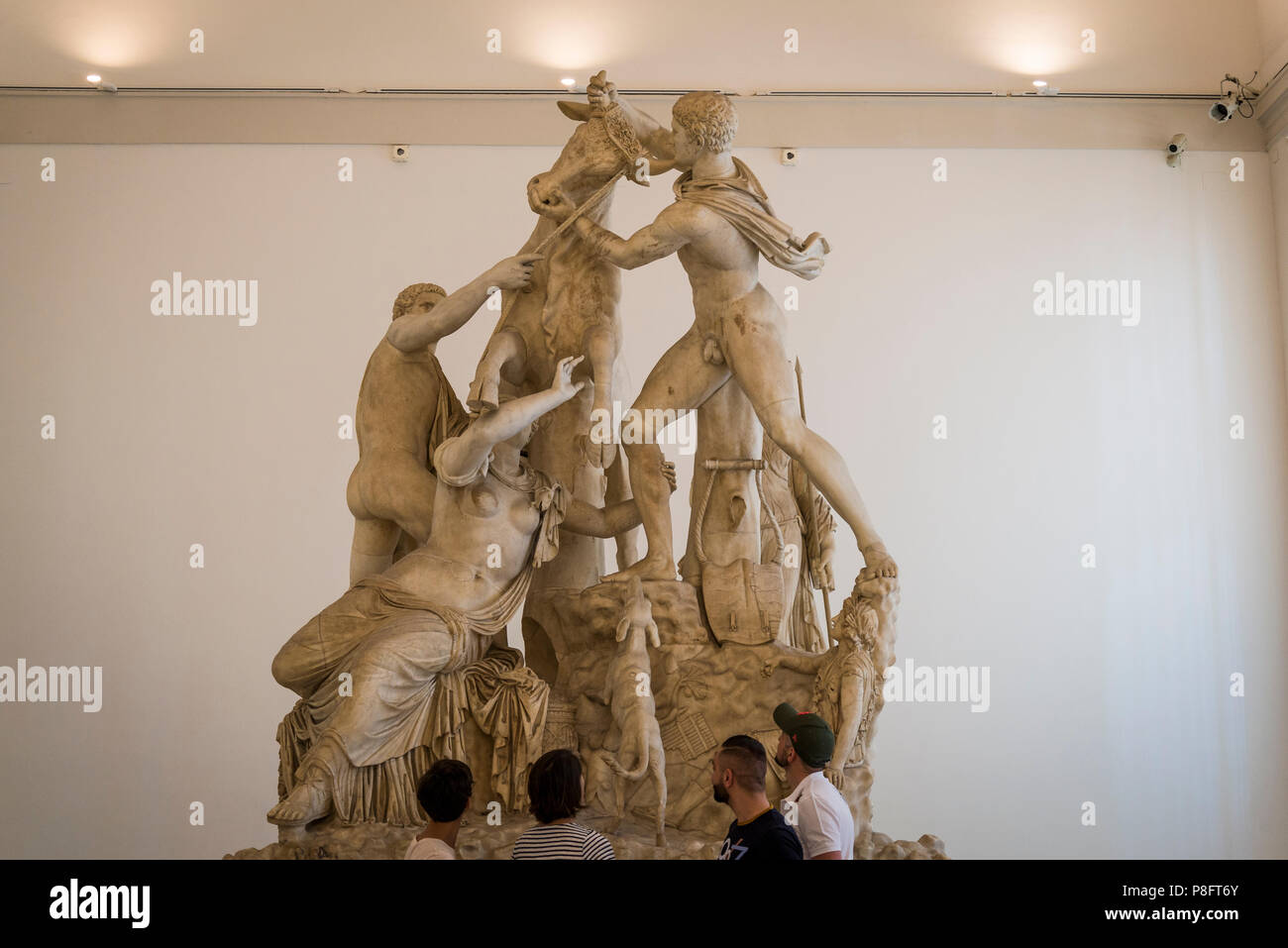 Collezione Farnese, Museo Archeologico Nazionale di Napoli, Italia Foto Stock