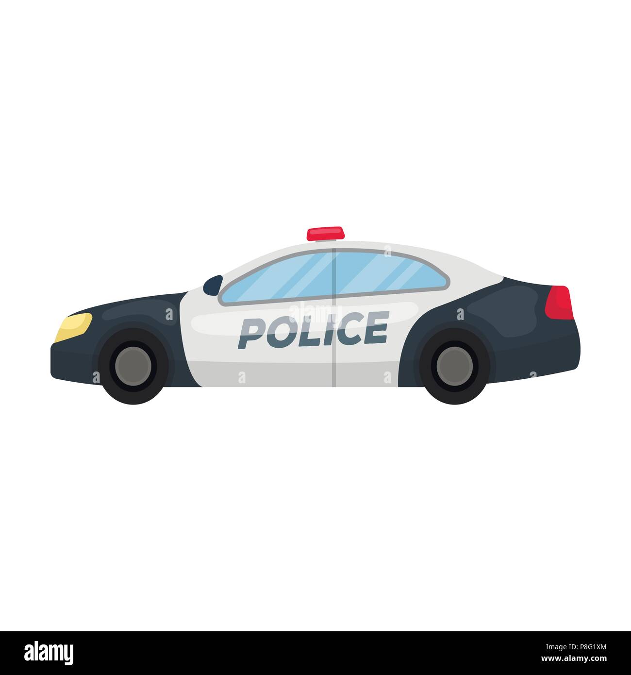 Auto della Polizia icona nel cartoon design isolato su sfondo bianco. Simbolo di polizia stock illustrazione vettoriale. Illustrazione Vettoriale Auto della Polizia icona nel cartoon design isolato su sfondo bianco. Simbolo di polizia stock illustrazione vettoriale. Illustrazione Vettoriale