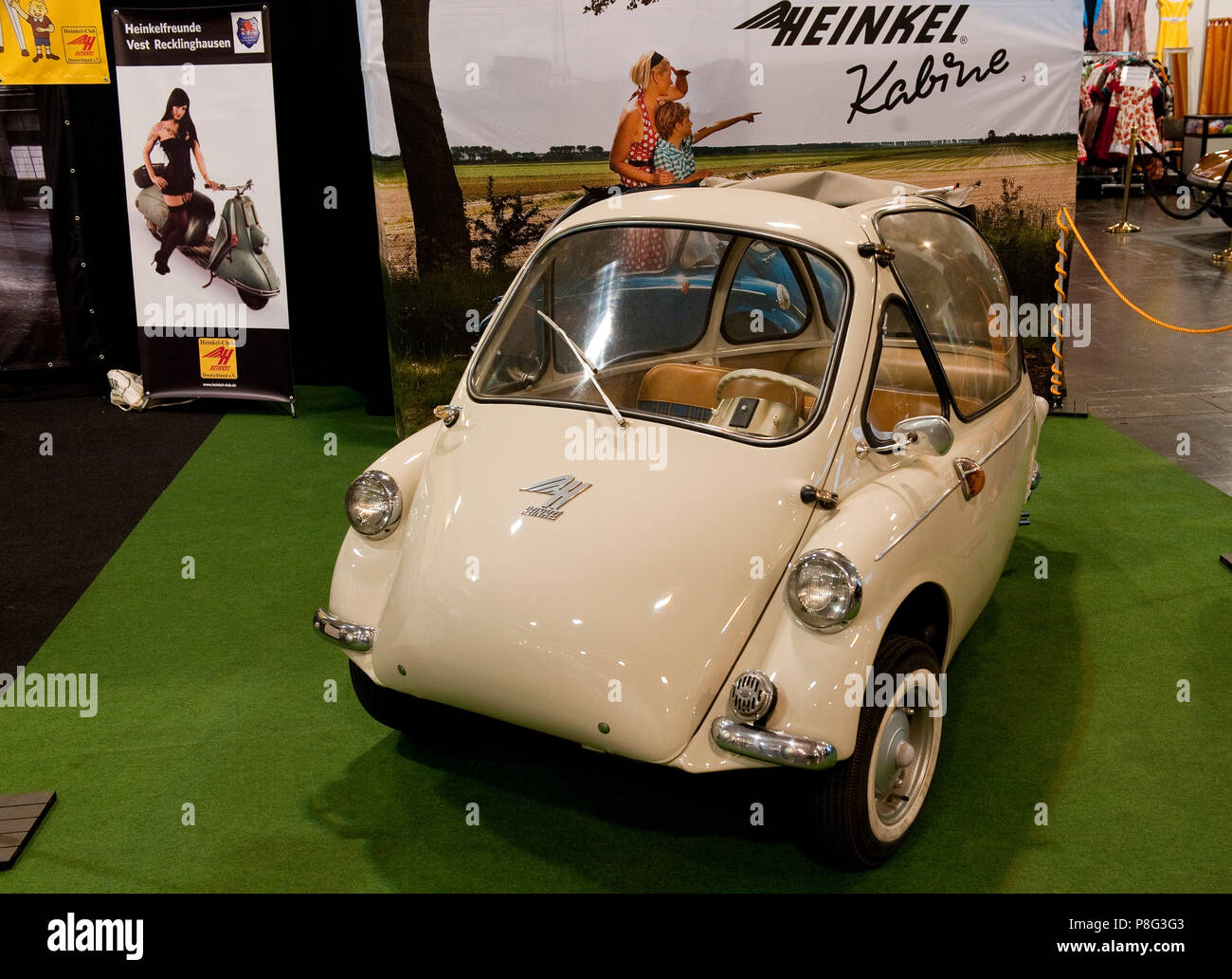 Heinkel bubble auto, costruito 1956 Foto Stock