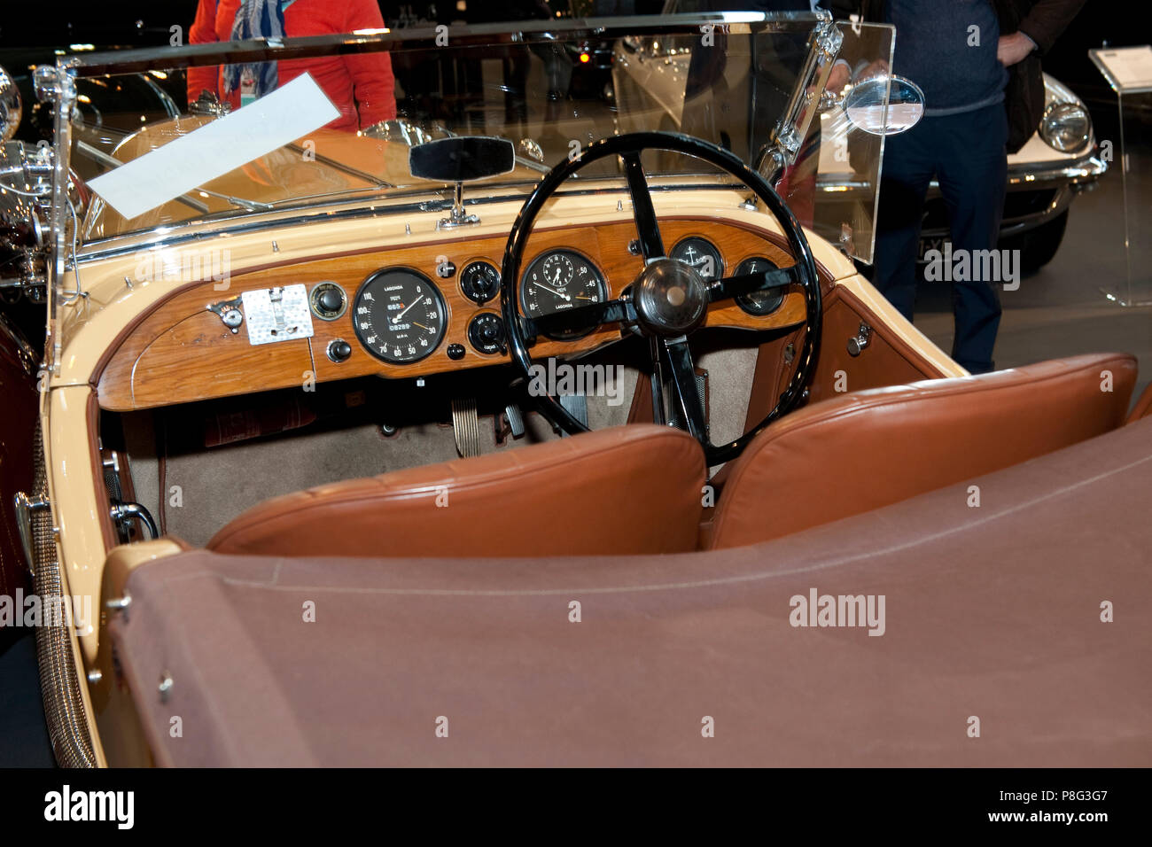 Lagonda LG 45 Rapide Cabrio, costruito 1937, guida a destra, britsh car company, ingeneer W. O. Bentley, ex proprietario Clark Gable Foto Stock