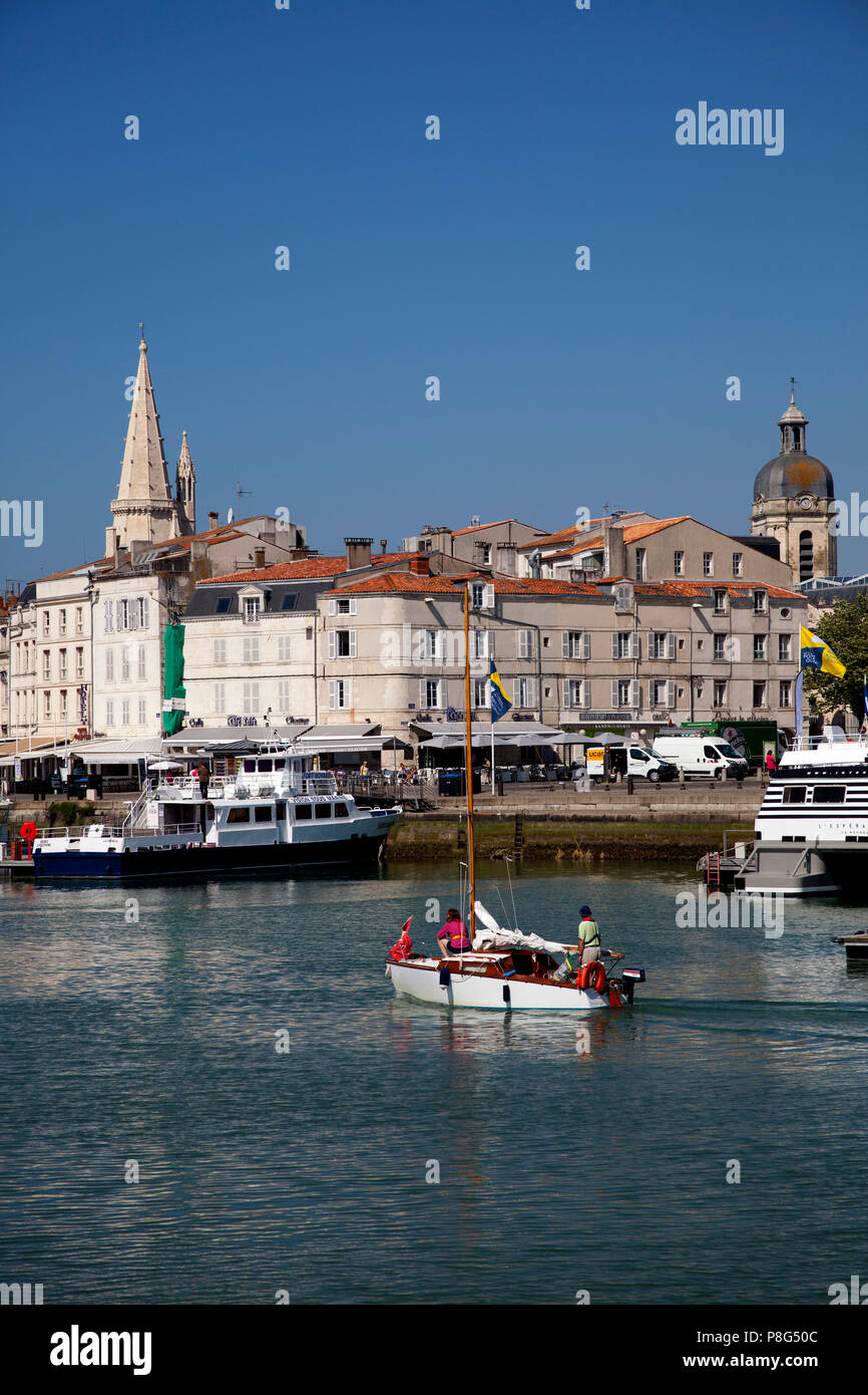 La Rochelle, Francia sud-occidentale e capitale del dipartimento della Charente-Maritime. Francia, Europa Foto Stock