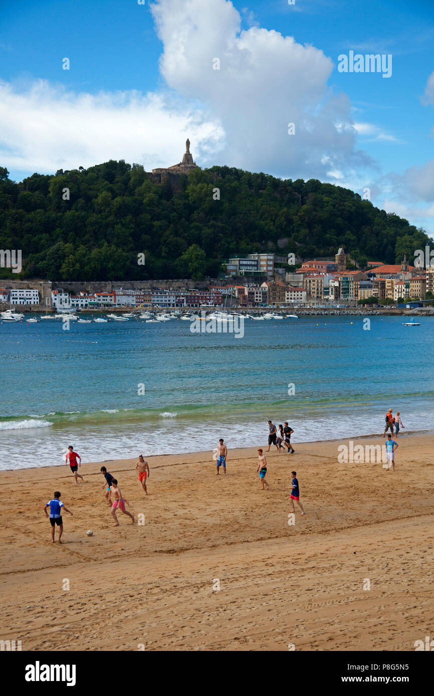 San Sebastian, Golfo di Biscaglia, Spagna, Europa Foto Stock