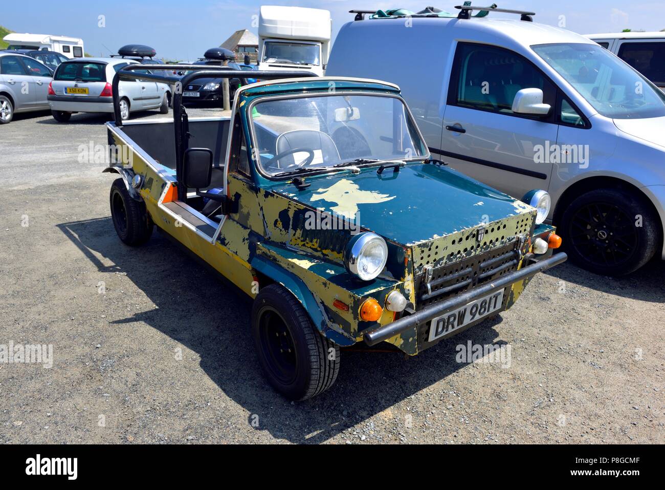 Mini fuma,Austin Mini fuma,Morris Mini fuma Foto Stock