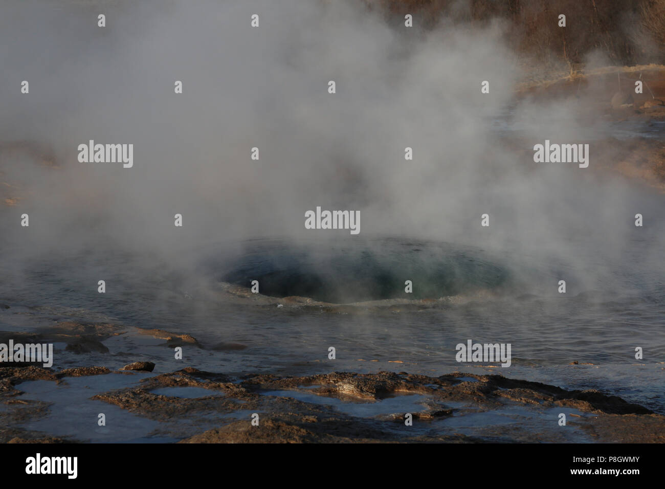 Strokkur 1/15 Foto Stock