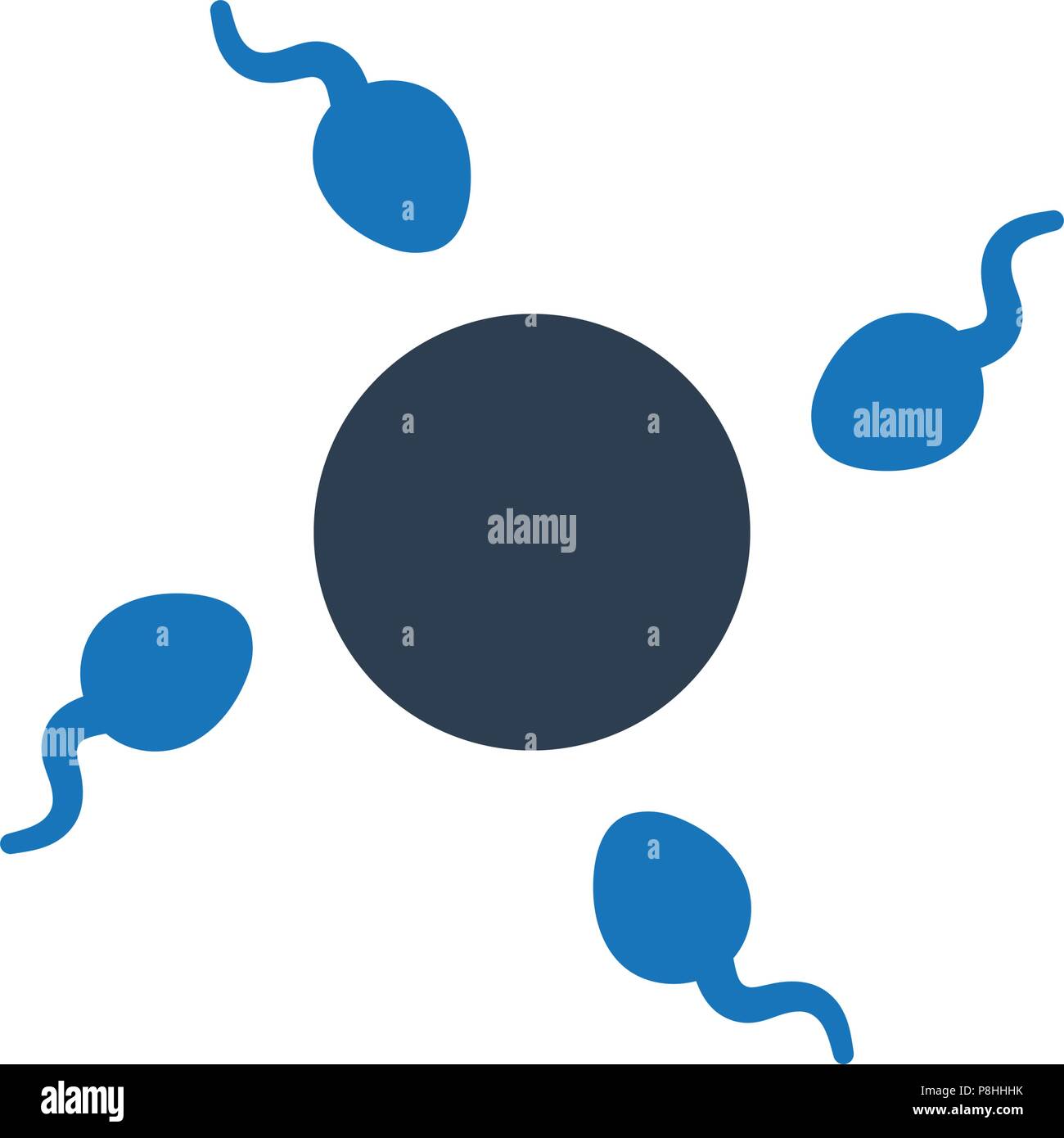 Icona di sperma Illustrazione Vettoriale