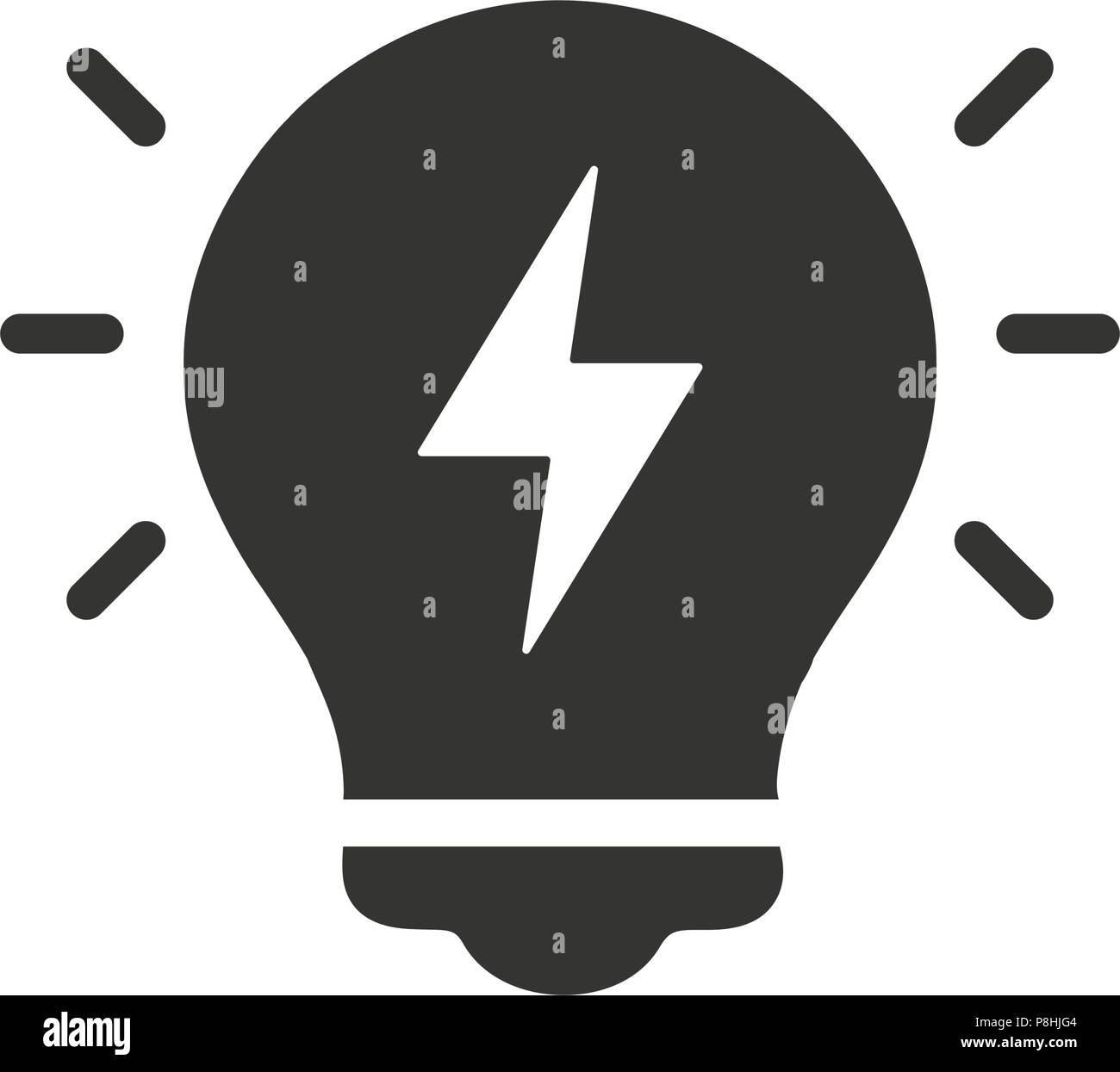 Idea creativa icona Illustrazione Vettoriale