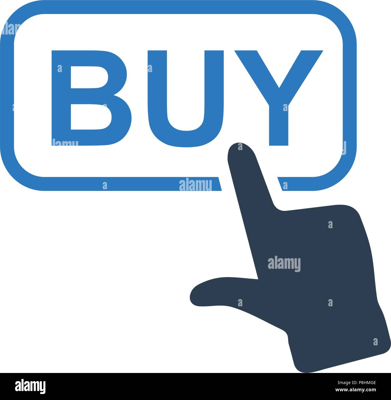 Acquista on-line icona Illustrazione Vettoriale