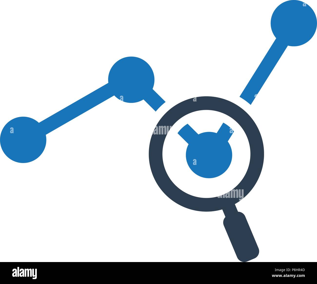 Analisi di mercato icona Illustrazione Vettoriale