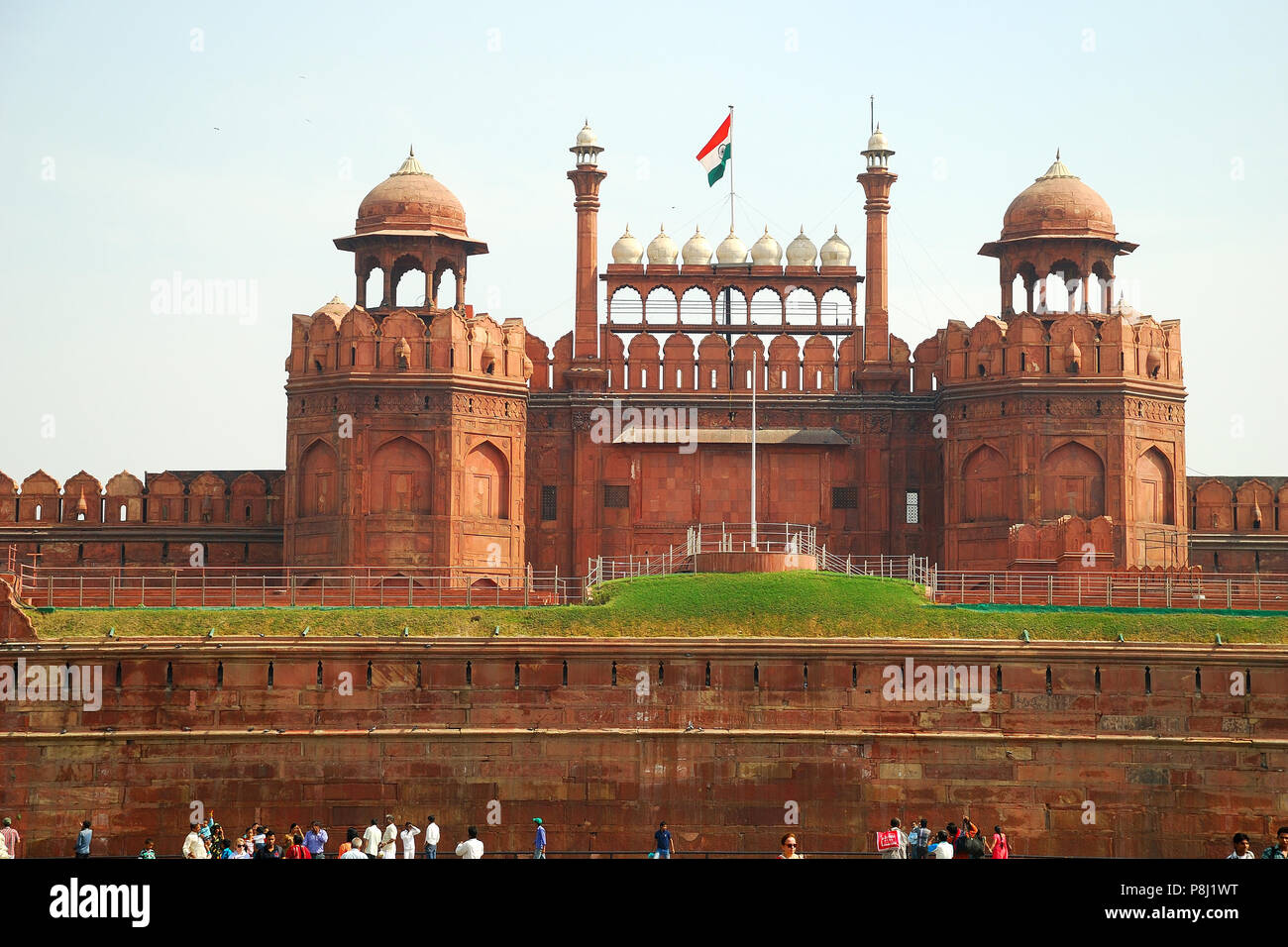 Porta Lahori, forte Rosso, nuova Delhi, Delhi, India Foto Stock