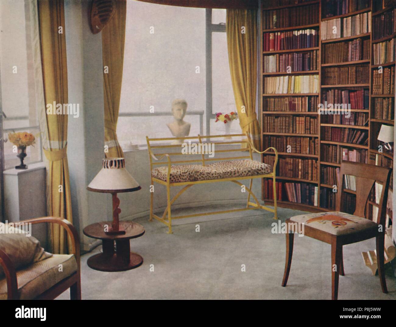 "Campbell-Grant: soggiorno in appartamento per Humphrey Thackrah, Esq., in Charterhouse Square, Londra', creatore: sconosciuto. Foto Stock
